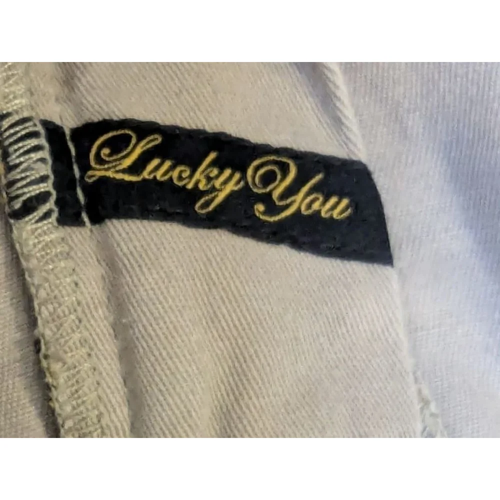 Men's Lucky Brand Beige Classic Fit Dungarees Waist 36 x 34